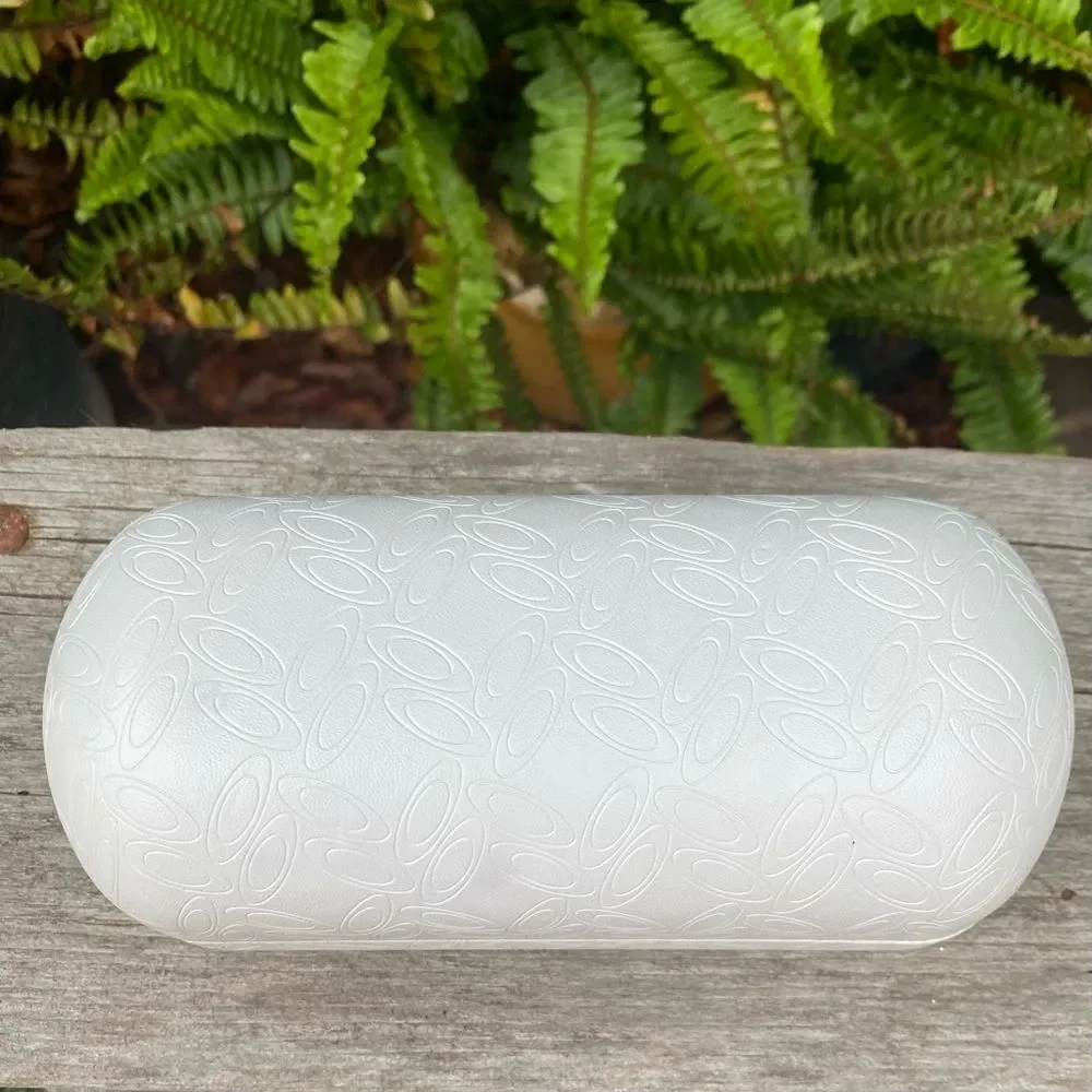 Oakley Clamshell Sunglasses Hard Holder/Case White w/Textured 